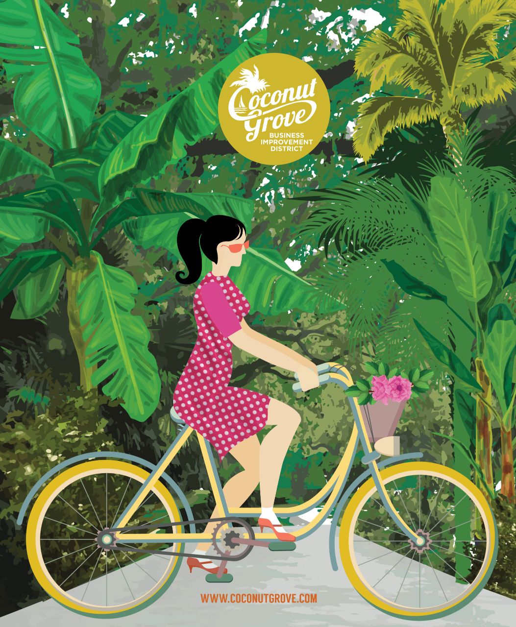 coconut grove landscape event flyer marketing miami