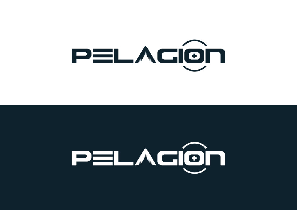 pelagion marine technology logo design plantation